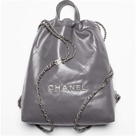 chanel calfskin backpack embellished with a cc signature|chanel backpack 2023.